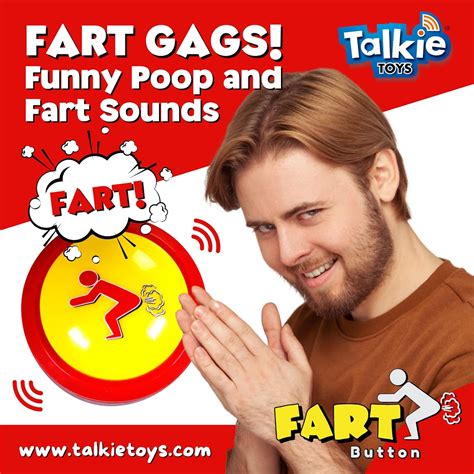 Fart Button – 20 Funny Fart Sounds - Hilarious Talking Toy for Fart ...