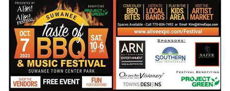 Suwanee Taste of BBQ and Music Festival, Town Center Park, Suwanee, 7 ...