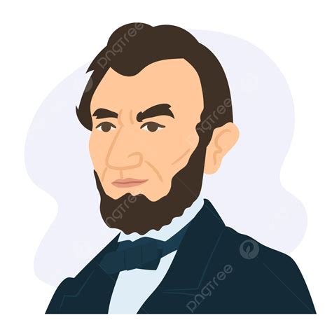 Portrait Of The President Usa Abraham Lincoln Vector, Lincold ...