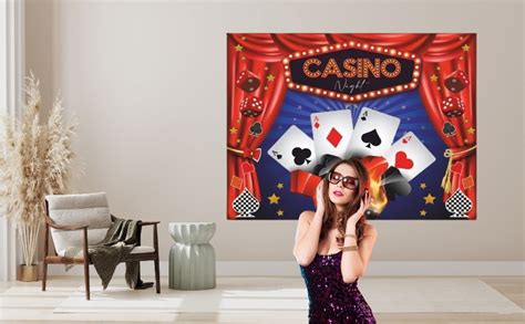 Party Baazaar Casino Card Party Backdrop | Poker Night Banner ...