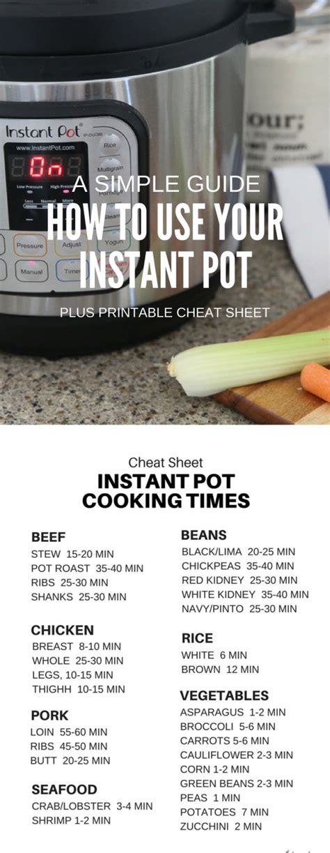 Instant Pot User Guide 的图像结果