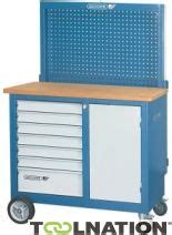 Gedore 6624370 BR 1504 0511 S Mobile workbench, back panel and Bench vise