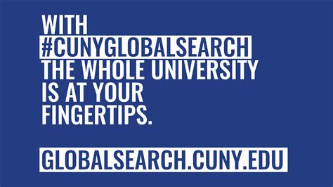 Promoting Global Search – CUNY Digital Marketing