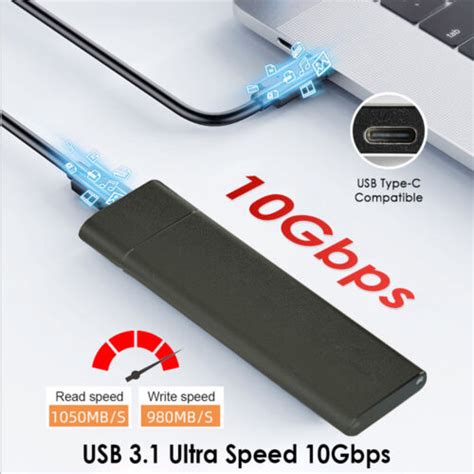 M.2 NVMe SSD Enclosure USB 3.1 Gen 2 to NVMe PCI-E | Ubuy India