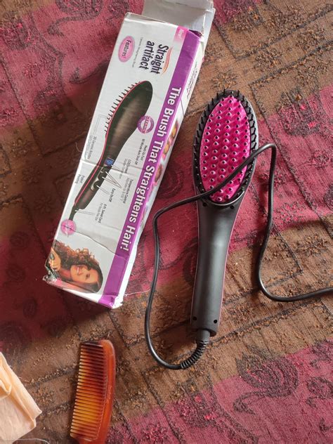 EPISKEY Hair Electric Comb Brush 3 in 1 Ceramic Fast Hair Straightener ...