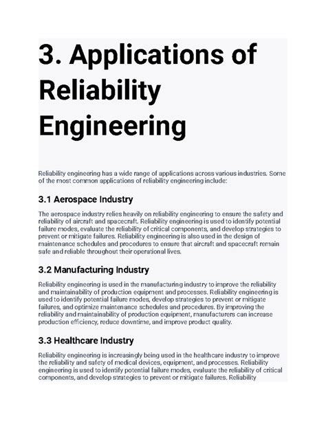 Image result for Reliability engineering Applications and Examples