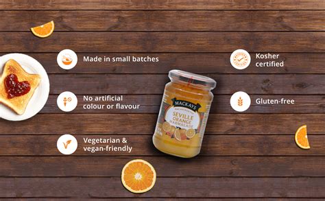 Mackays Seville Orange Marmalade Jam 340gm (Pack of 2) | Imported from ...