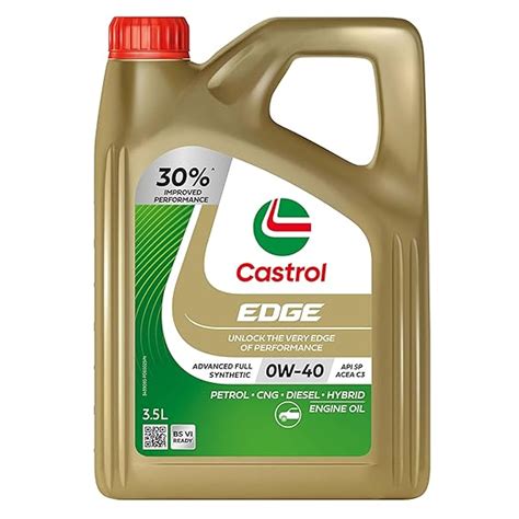 Castrol EDGE 0W-40 Advanced Full Synthetic Engine Oil | Power Boost ...