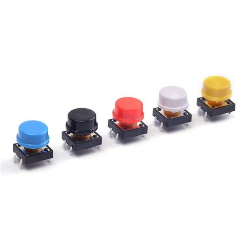 25Pcs 12x12x7.3mm Momentary Tact Tactile Push Button Switch Touch ...