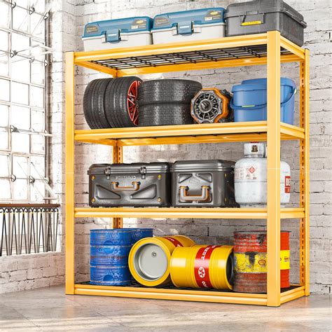 REIBII Heavy Duty Garage Shelving Unit - 2200LBS Capacity - India | Ubuy