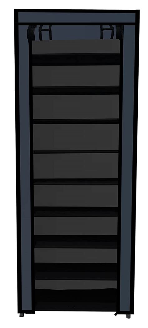 RAXON WORLD 9 Layer Collapsible Fabric Wardrobe Organizer for Clothes ...