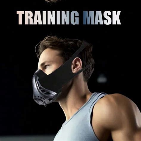 Máscara de respiración ajustable para entrenamiento de resistencia para ...