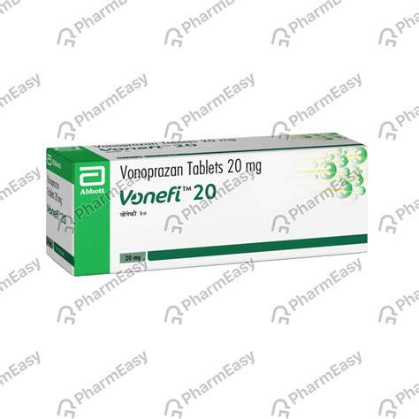 Vonefi 20 MG Tablet (10): Uses, Side Effects, Price & Dosage | PharmEasy