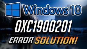 Image result for Windows Update Error Code 0Xc1900201