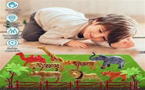 Buy FunBlast Realistic Animal Figure Toy – Farm & Wild Animals Toy for ...
