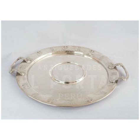 Azafate de plaqué inglés