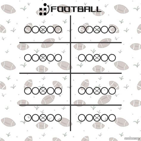 Printable Football Play Wristband Template - Great Research