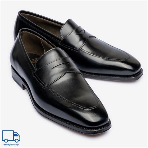 Penny Loafer - Black - Deer Last - RTW – Bridlen