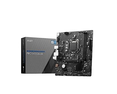 Amazon.in: Buy MSI PRO H510M-B Motherboard, Micro-ATX - Supports Intel ...