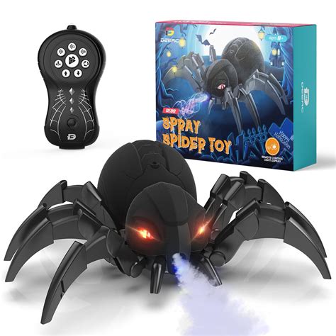 Buy DEERC Remote Control Spider, Robot Spide with Spray and Lights ...