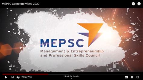 MEPSC's Corporate Video 2020 - MEPSC