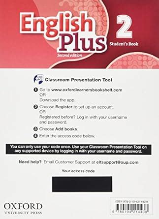 Buy English Plus: Level Two: Students Book Classroom Presentation Tool ...