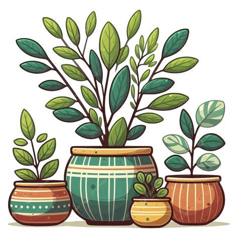 Plant Pot Clip Art Cartoon Illustration, Plant Pot, Clip Art, Green PNG ...