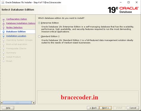Oracle 19c RAC Installation Part IV - Database Installation | Brace Coder