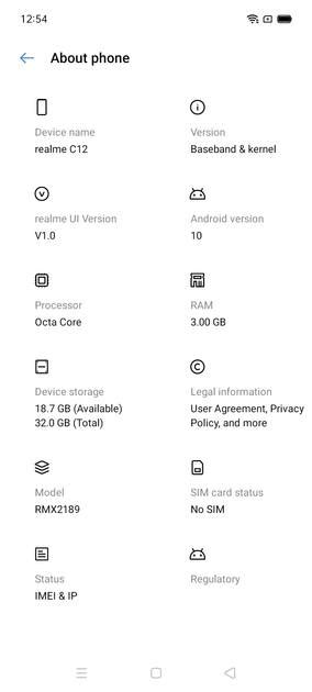 realme C12 - Full Specifications & Price in India (17th June, 2026 ...