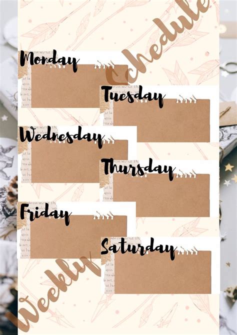 Schedule Planner Layout 的图像结果