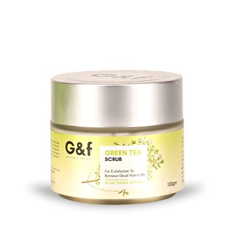 Buy G&f Green Tea Face Scrub with Vitamin C With Beeswax & Aloe vera ...