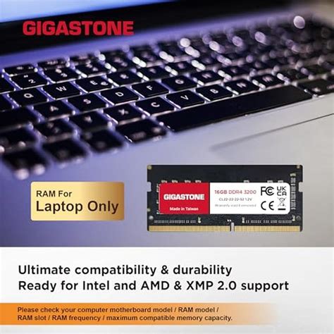 DDR4 PC4 RAM | GIGASTONE 16GB DDR4 3200MHz | High-Performance Notebook ...