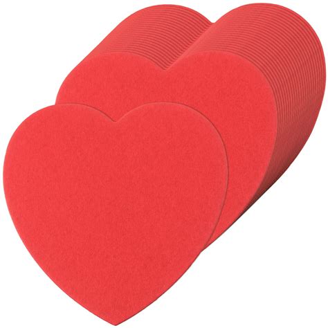 200 Pieces Hearts Cutouts Paper Heart Shapes 4 Inch Red | Desertcart Japan