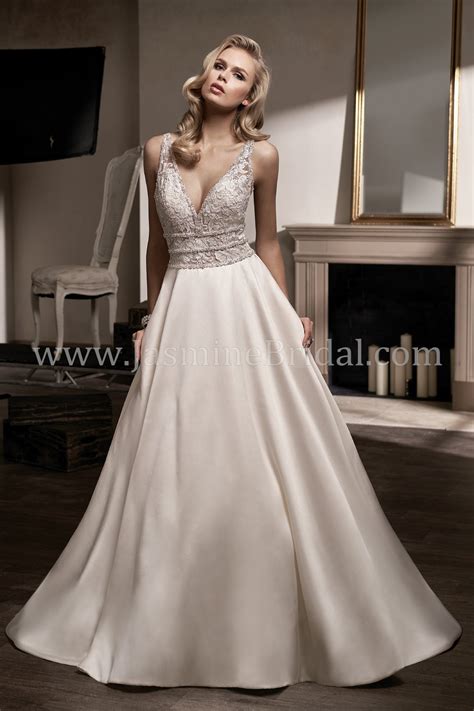 Illusion Bodice Wedding Gown