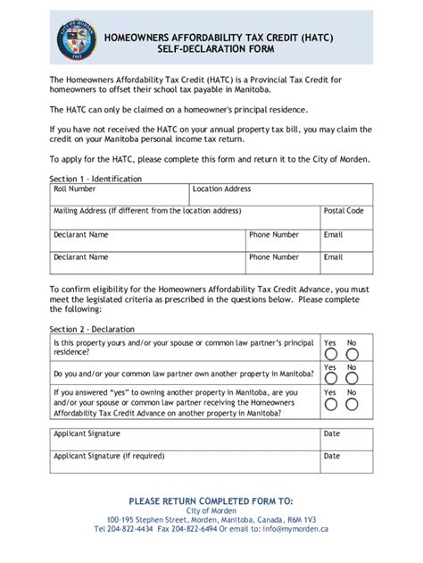 Hatc Self Declaration Form - Fill Online, Printable, Fillable, Blank ...