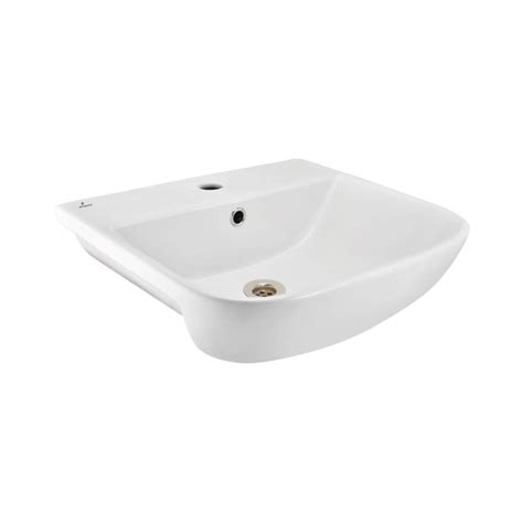 Jaquar - Semi Recessed Rectangle White Wash Basin - JDR (Jaquar ...