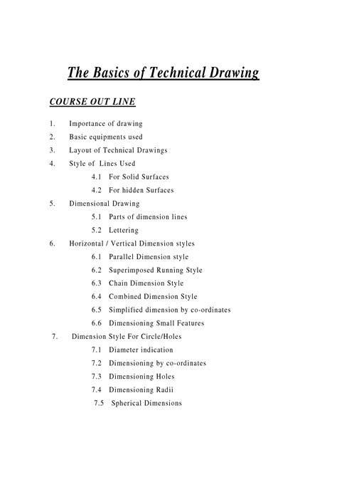 Image result for Technical Drawing Basics