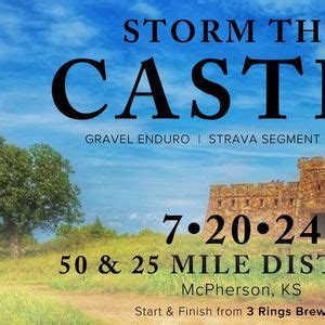 Mac Town Enduro Storm the Castle Gravel ride, McPherson Ks 3 Rings ...