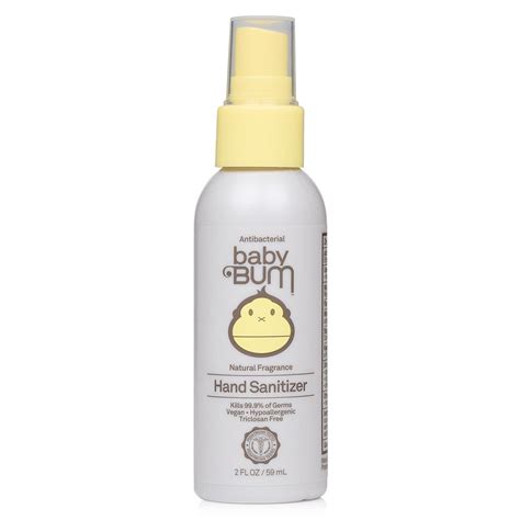 SUN BUM Hand Sanitizer Natural Fragrance, 2 oz.