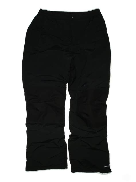 Lands' End 100% Nylon Black Snow Pants Size 14 (Husky) - 51% off | thredUP