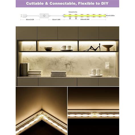 MIWISE COB LED Strip Light 4000K Natural White India | Ubuy