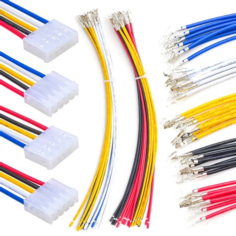 Buy Keszoox Jst CH 3.96MM 5 Pin Connector Socket Kit Total 2 Sets with ...