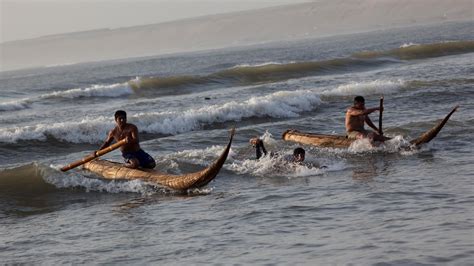 Surfing originated in Peru