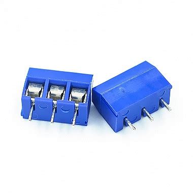 2 Pin 5.08mm Pitch Pluggable Screw Terminal Block Connector - Blue