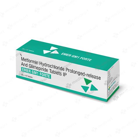 EMER GM 1MG FORTE TABLET 10'S : View Price, Combination and ...