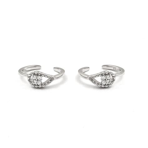 The Radiant Touch Silver Toe Ring – Vinayak - House of Silver