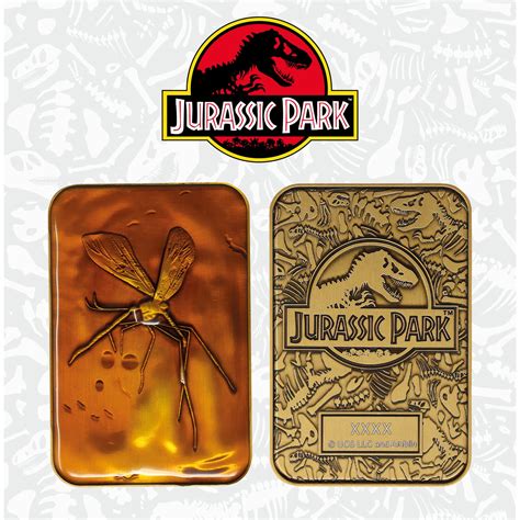 Jurassic Park Limited Edition Mosquito in Amber Ingot - Fanattik