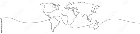 World Map Vector Line 的图像结果
