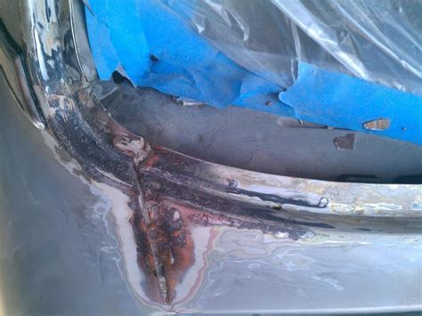 55 Chevy Rear Window Rust Repair 的图像结果