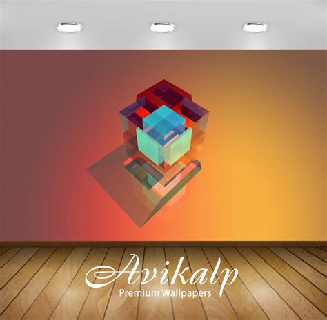 Avikalp Exclusive Awi4224 Cube Full HD Wallpapers for Living room, Hal ...